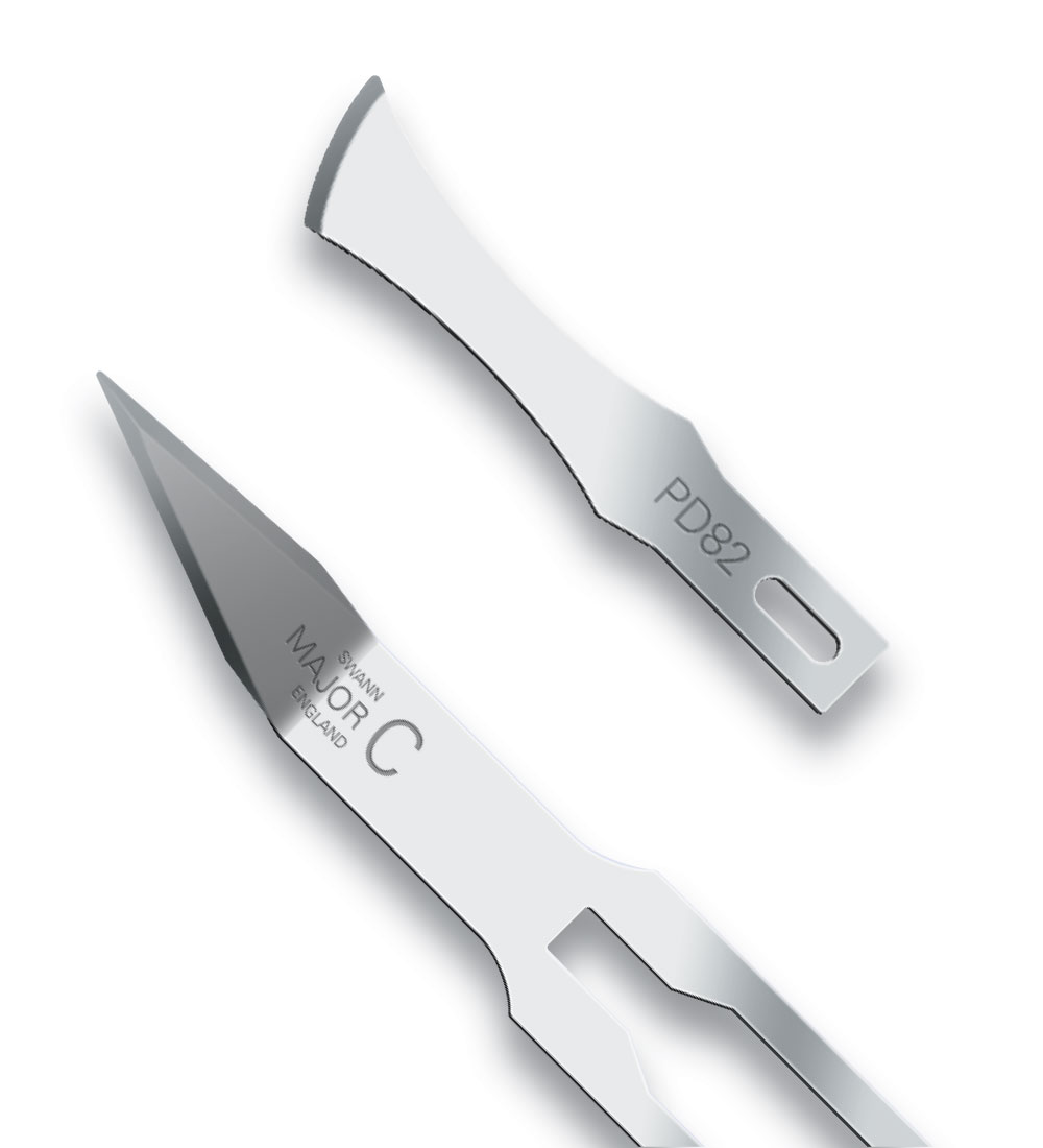 10x Swann Morton Steel No.15C Sterile Sealed Steel Surgical Scalpel Blades  Sharp